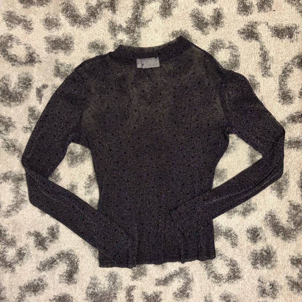 • black mesh top •